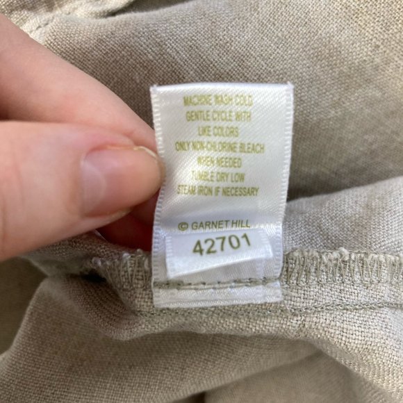 [GARNETHILL] Asymmetrical sleeveless thin midi dress  pocket 10 - Picture 4 of 4